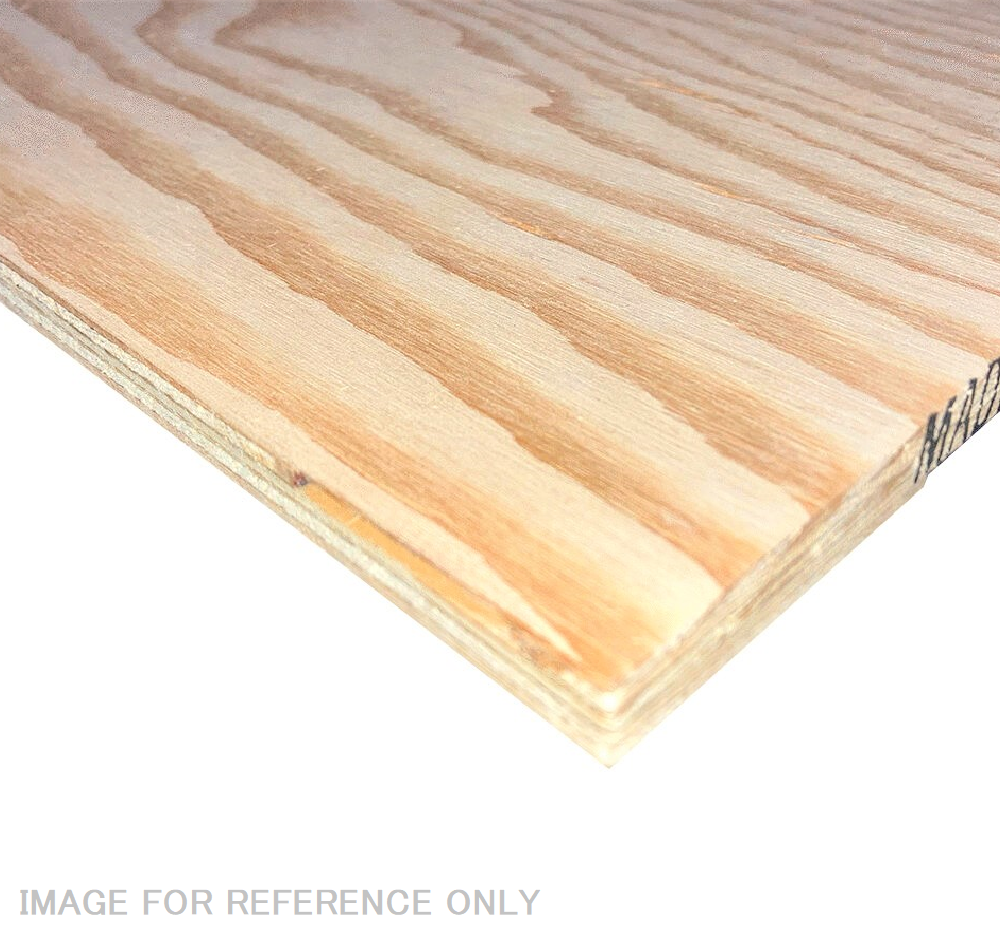 Fir G1S Plywood 4' x 8' Square Edge 11mm Thickness - 12G1S