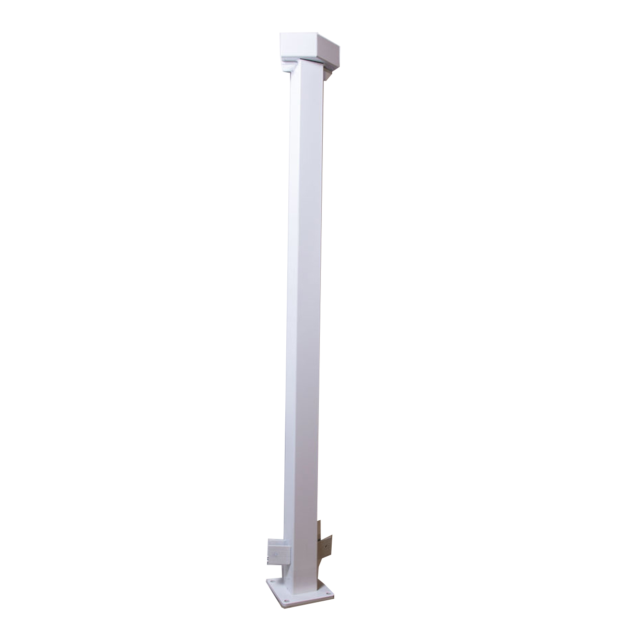 Vista Railing - 2" x 42" 45 Degree Corner Post in Gloss White - 7494