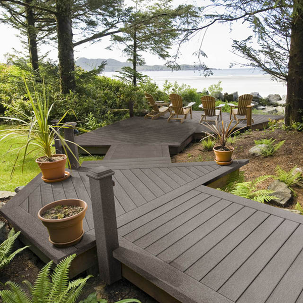 MoistureShield Vantage Composite Decking Colour: Cape Cod Grey ...