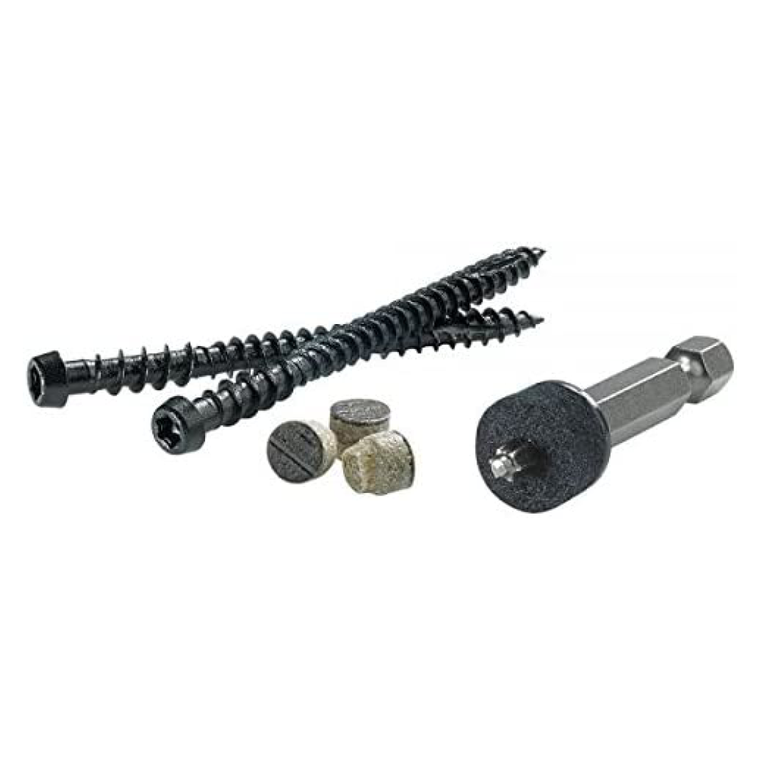 Trex Cortex Fascia 21/2" 100 Screws and Plugs in Lava Rock
