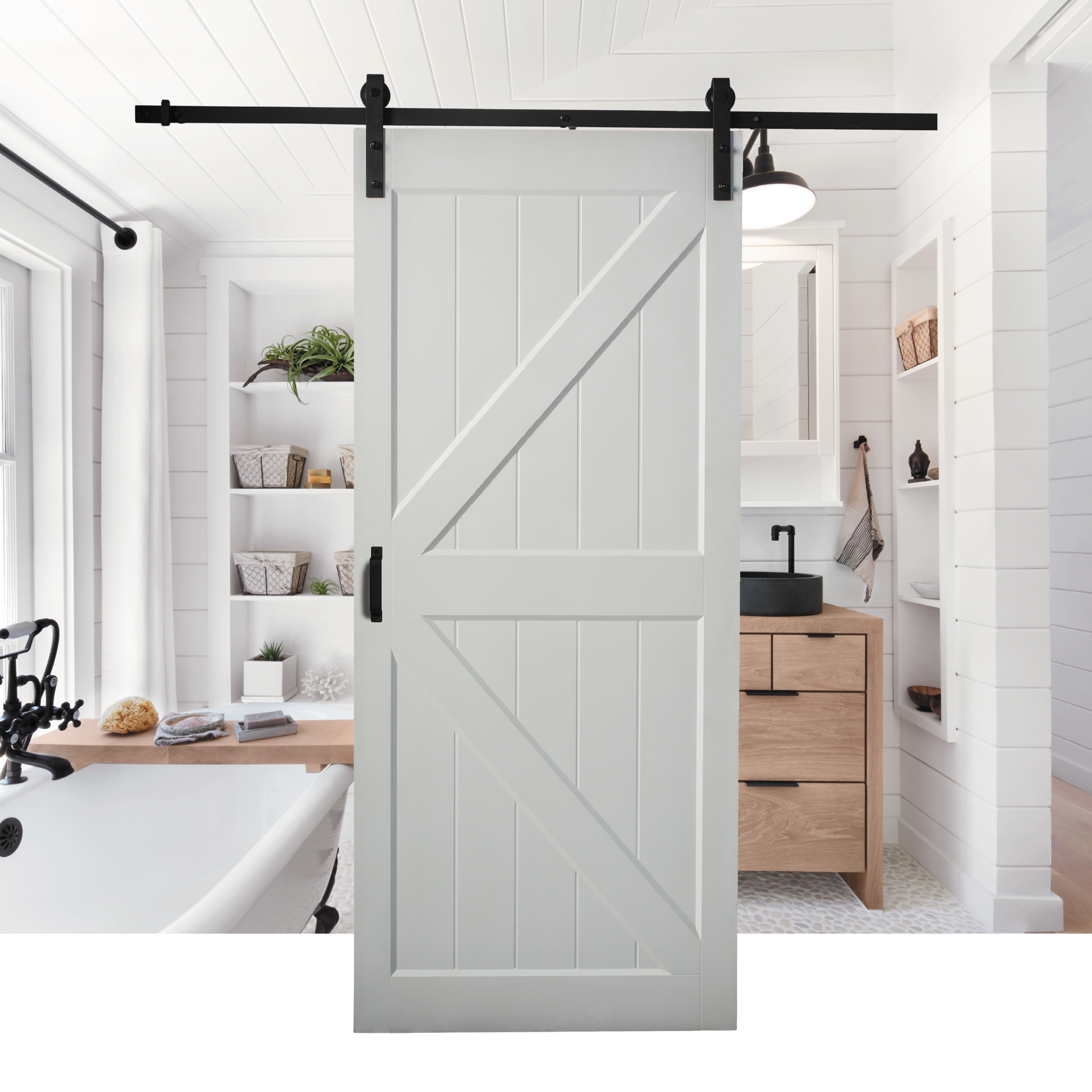 STONE BARN DOOR
